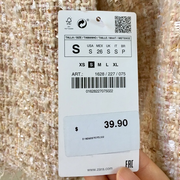 Zara Tweed Top - Picture 5 of 5